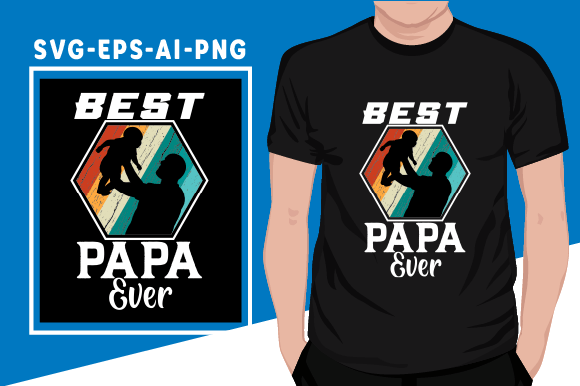 Best Papa Ever Father’s Day Funny Embroidery Design Review