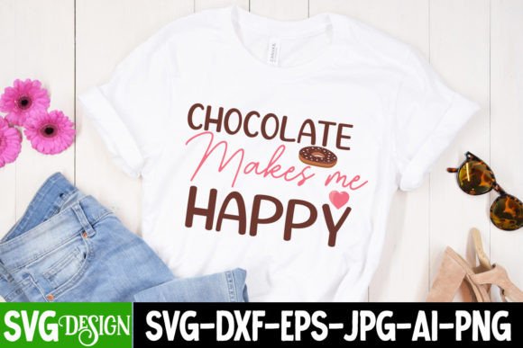Chocolate Makes Me Happy SVG Cut File Review