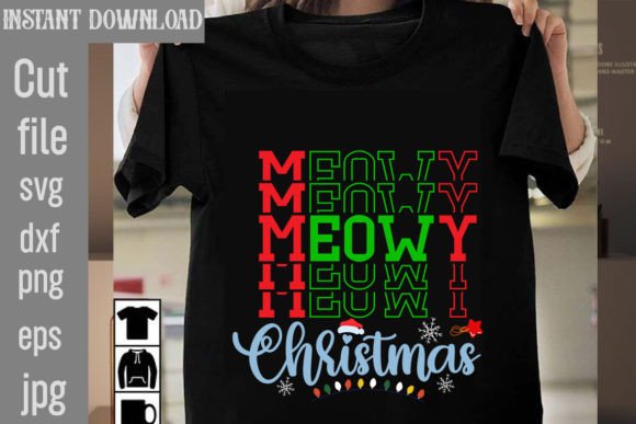 Meowy Christmas SVG Cut File Review: A Designer’s Perspective