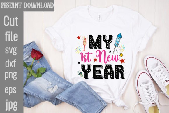 My 1st New Year SVG Cut File Review for Real Projects