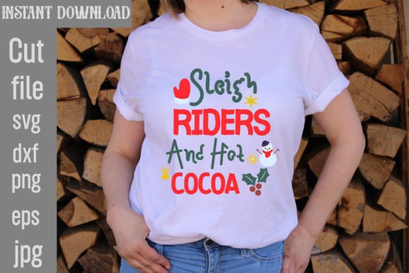 Sleigh Riders and Hot Cocoa SVG Cut File Review for Real Projects