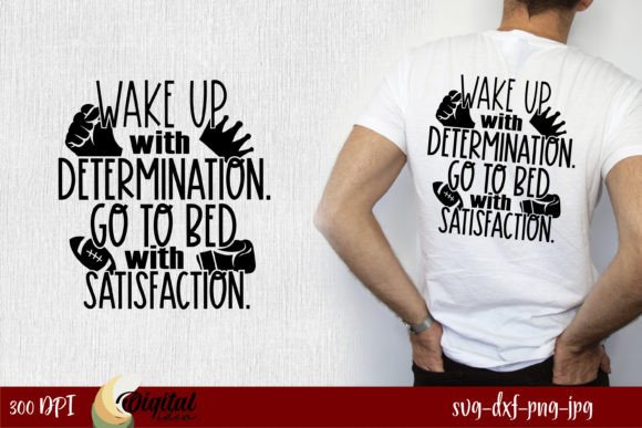 Wake Up with Determination: A Bold Embroidery Design for Real Projects